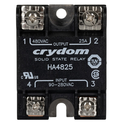 Sensata / Crydom HA Series Series Solid State Relay, 25 A Load, Panel Mount, 530 V ac Load, 280 V Control