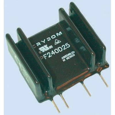 Sensata / Crydom Solid State Relay, 25 A rms Load, PCB Mount, 660 V ac Load, 32 V Control