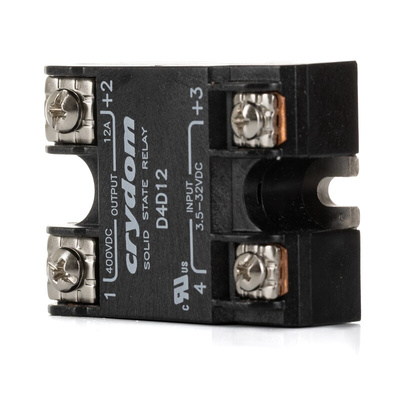 Sensata / Crydom 1-DCL Series Solid State Relay, 12 A Load, Surface Mount, 400 V Load, 32 V Control