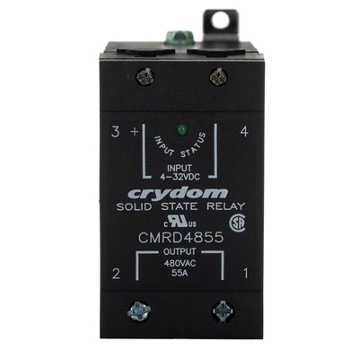 Sensata / Crydom CMR48 Series Solid State Relay, 55 A Load, DIN Rail Mount, 530 V Load, 32 V Control
