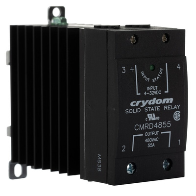 Sensata / Crydom CMR48 Series Solid State Relay, 55 A Load, DIN Rail Mount, 530 V Load, 32 V Control