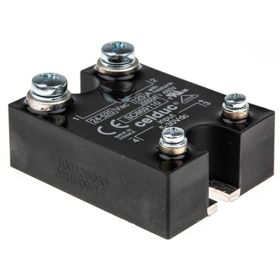 Celduc SC8 Series Solid State Relay, 125 A Load, Panel Mount, 400 V rms Load, 30 V dc Control