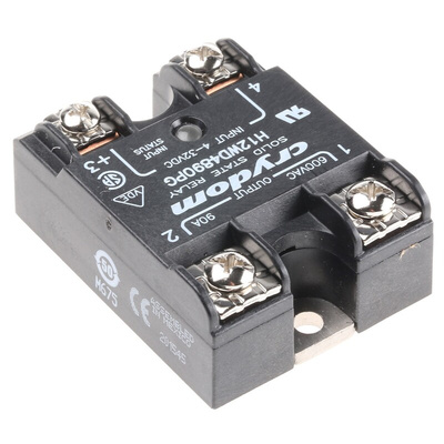 Sensata / Crydom Solid State Relay, 90 A Load, Panel Mount, 660 V ac Load, 32 V Control