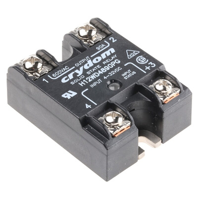 Sensata / Crydom Solid State Relay, 90 A Load, Panel Mount, 660 V ac Load, 32 V Control