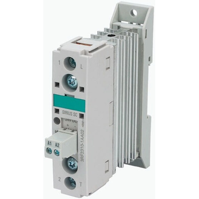 Siemens Solid State Relay, 20 A Load, DIN Rail Mount, 600 V Load, 24 V dc Control