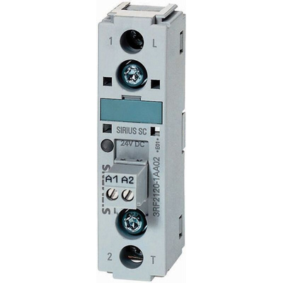 Siemens Solid State Relay, 20 A Load, Panel Mount, 460 V Load, 24 V dc Control