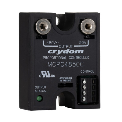 Sensata / Crydom MCPC Series Series Solid State Relay, 50 A Load, Panel Mount, 530 V ac Load, 32 V dc Control