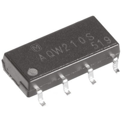 Panasonic Solid State Relay, 80 mA Load, PCB Mount, 400 V Load, 1.5 V Control