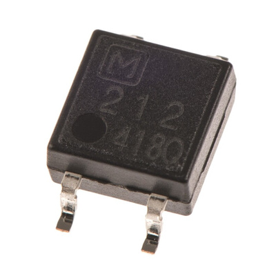 Panasonic Solid State Relay, 500 mA Load, PCB Mount, 60 V Load, 1.5 V Control