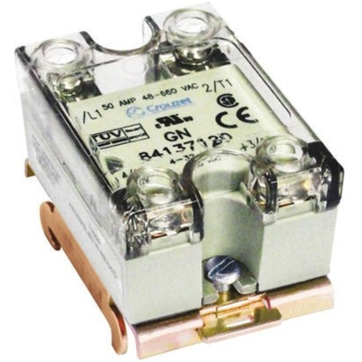 Sensata / Crydom Solid State Relay, 40 A rms Load, DIN Rail Mount, 660 V ac Load, 32 V dc Control