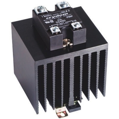 Sensata / Crydom HS122DR Series Solid State Relay, 45 A Load, DIN Rail Mount, 280 V ac Load, 32 V Control
