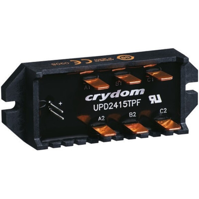 Sensata / Crydom UPD24TP Series Solid State Relay, 15 A rms Load, Panel Mount, 280 V rms Load, 32 V Control