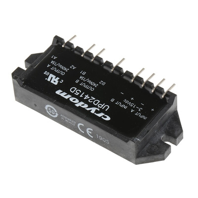 Sensata / Crydom Solid State Relay, 15 A rms Load, PCB Mount, 280 V rms Load, 15 V dc Control