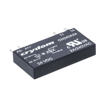 Sensata / Crydom CN Series Solid State Relay, 2 A Load, PCB Mount, 280 V ac Load, 30 V dc Control