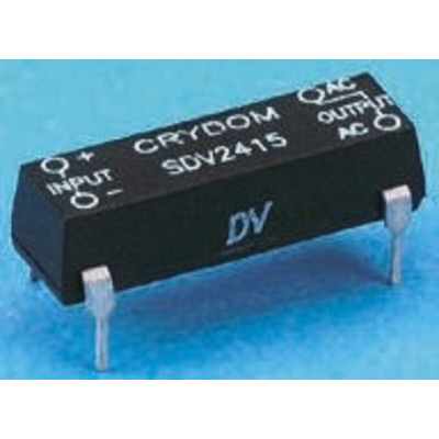 Sensata / Crydom Solid State Relay, 1.5 A Load, PCB Mount, 280 V rms Load
