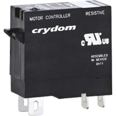 Sensata / Crydom Solid State Relay, 5 A Load, DIN Rail Mount, 80 V dc Load, 36 V ac Control