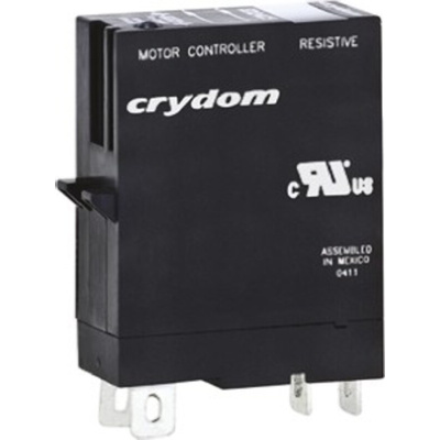 Sensata / Crydom Solid State Relay, 5 A Load, DIN Rail Mount, 280 V rms Load, 36 V dc Control
