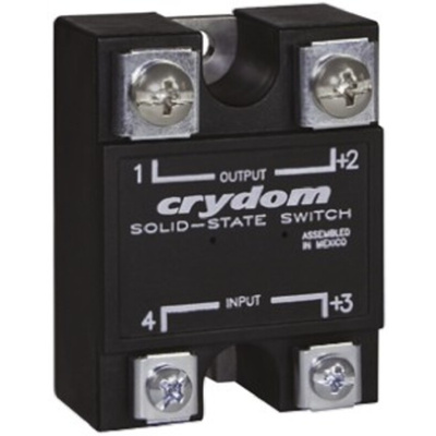 Sensata / Crydom Solid State Relay, 80 A Load, Surface Mount, 75 V dc Load, 24 V dc Control
