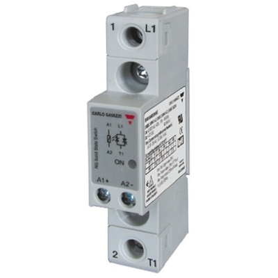 Carlo Gavazzi Solid State Relay, 25 A Load, Panel Mount, 600 V ac Load, 190 V dc, 275 V ac Control