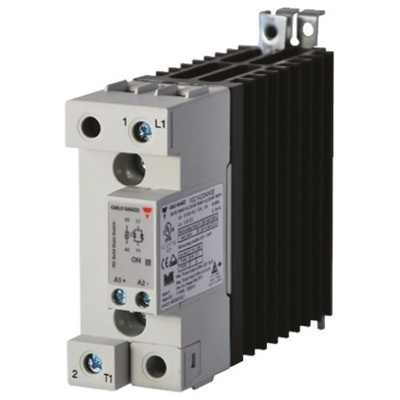Carlo Gavazzi Solid State Relay, 49 A Load, Panel Mount, 600 V ac Load, 190 V dc, 275 V ac Control