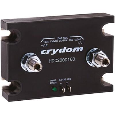 Sensata / Crydom HDC Series Solid State Relay, 120 A Load, Panel Mount, 48 V dc Load, 32 V dc Control