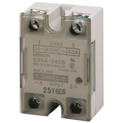 Omron G3NA Series Solid State Relay, DIN Rail Mount