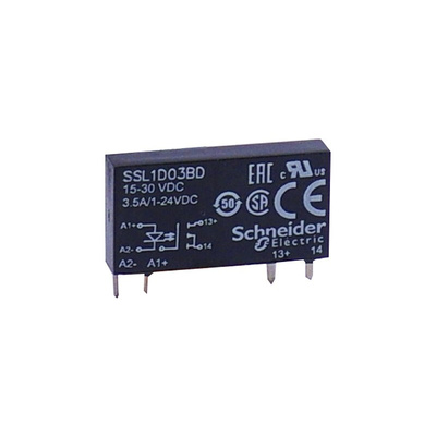 Schneider Electric Harmony Relay Series Solid State Relay, 3.5 A Load, PCB Mount, 24 V dc Load, 30 V dc Control