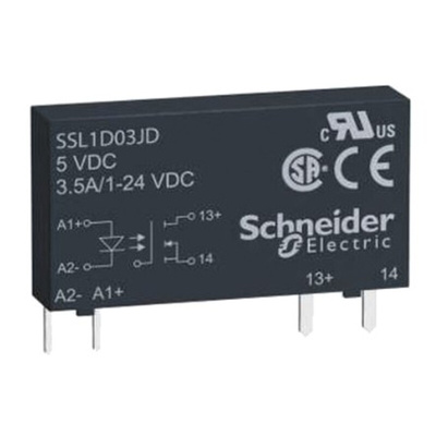 Schneider Electric Harmony Relay Series Solid State Relay, 0.1 A Load, PCB Mount, 48 V dc Load, 30 V dc Control