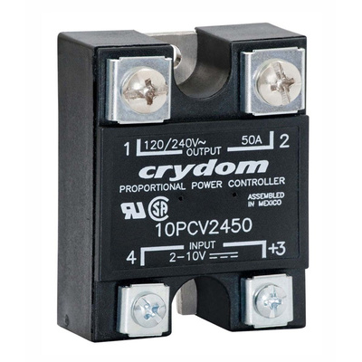 Sensata / Crydom PCV Series Series Solid State Relay, 15 A Load, Panel Mount, 280 Vrms Load, 10 V dc Control