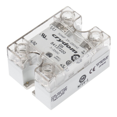 Sensata / Crydom GN Series Solid State Relay, 50 A rms Load, Panel Mount, 280 V ac Load, 32 V dc Control