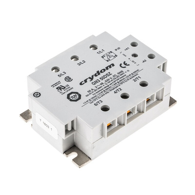 Sensata / Crydom GN3 Series Solid State Relay, 50 A rms Load, Panel Mount, 600 V ac Load, 32 V dc Control