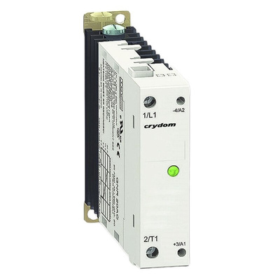 Sensata / Crydom GNR Series Series Solid State Relay, 10 A rms Load, DIN Rail Mount, 32 V dc Load, 32 V dc Control