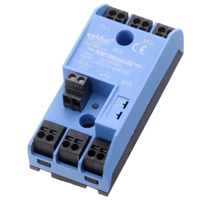 Celduc SMT Series Solid State Relay, 25 A Load, Panel Mount, 30 V dc Control
