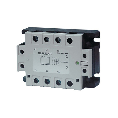 Carlo Gavazzi RZ3A Series Solid State Relay, 25 A Load, Panel Mount, 440 V ac Load