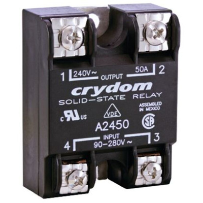 Sensata / Crydom Solid State Relay, 125 A rms Load, Surface Mount, 280 V rms Load, 280 V rms Control