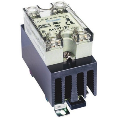Sensata / Crydom Solid State Relay, 25 A rms Load, DIN Rail Mount, 280 V rms Load, 32 V dc Control