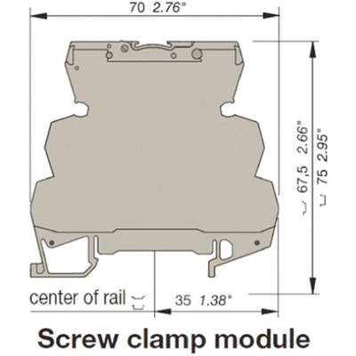 ABB Solid State Relay, DIN Rail Mount
