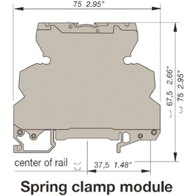 ABB Solid State Relay, DIN Rail Mount