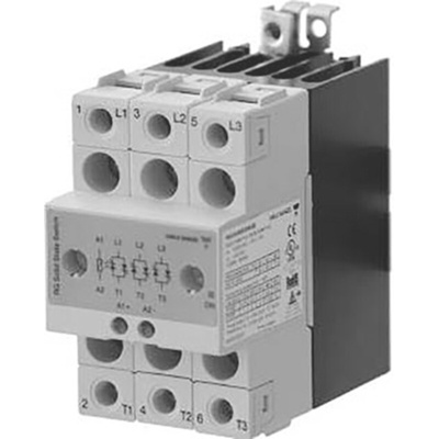 Carlo Gavazzi RGC Series Solid State Relay, 25 A Load, DIN Rail Mount, 660 V ac Load, 190 V dc, 275 V ac Control