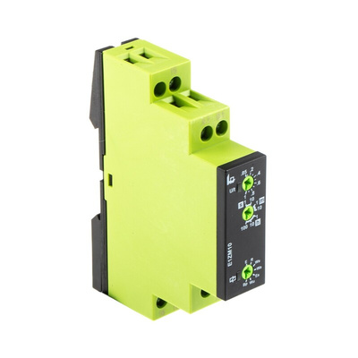 Tele E1ZM10 Series DIN Rail Mount Timer Relay, 12 → 240V ac/dc, 1-Contact, 0.05 s → 100h, SPDT