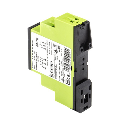 Tele E1ZM10 Series DIN Rail Mount Timer Relay, 12 → 240V ac/dc, 1-Contact, 0.05 s → 100h, SPDT