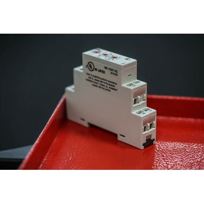 RS PRO DIN Rail Mount Timer Relay, 12 → 230V ac/dc, 0.1 s → 100h, SPDT