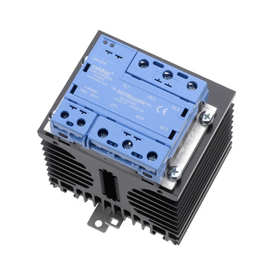 Celduc SGT 2G Series Solid State Relay, 32 A Load, DIN Rail Mount, 520 V ac Load, 255 V dc Control