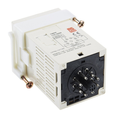 RS PRO Plug In Timer Relay, 100 → 240V ac, 1-Contact, 999.9s, 1-Function, SPDT