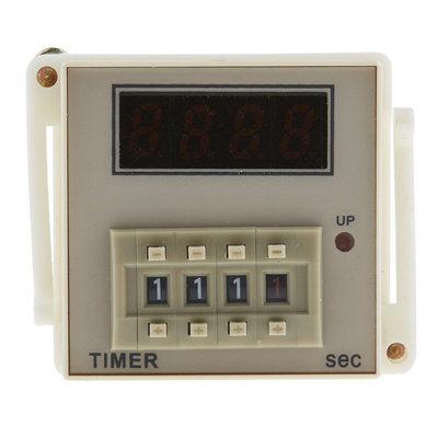 RS PRO Plug In Timer Relay, 100 → 240V ac, 1-Contact, 999.9s, 1-Function, SPDT