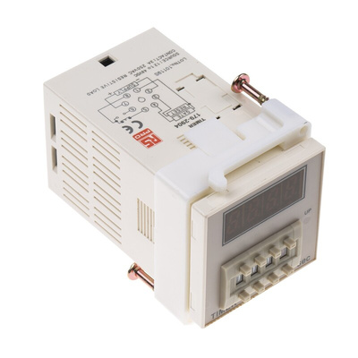 RS PRO Plug In Timer Relay, 12 → 48V dc, 1-Contact, 999.9s, 1-Function, SPDT