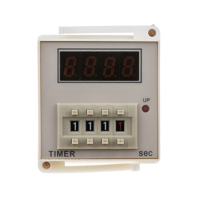RS PRO Plug In Timer Relay, 12 → 48V dc, 1-Contact, 999.9s, 1-Function, SPDT