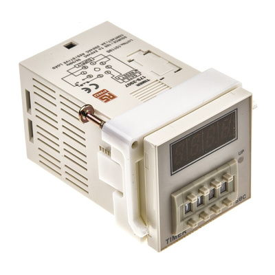 RS PRO Plug In Timer Relay, 100 → 240V ac, 1-Contact, 99.9s, 1-Function, SPDT