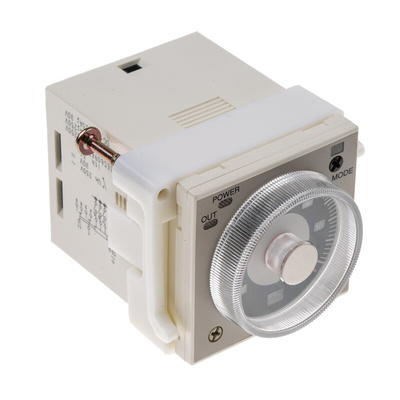 RS PRO Panel Mount Timer Relay, 12 → 48 V dc, 24 → 48V ac, 2-Contact, 0.1 s → 300h, DPDT