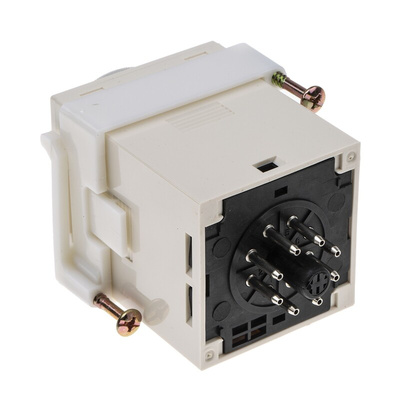 RS PRO Panel Mount Timer Relay, 100 → 125 V dc, 100 → 240V ac, 2-Contact, 0.1 s → 300h, DPDT